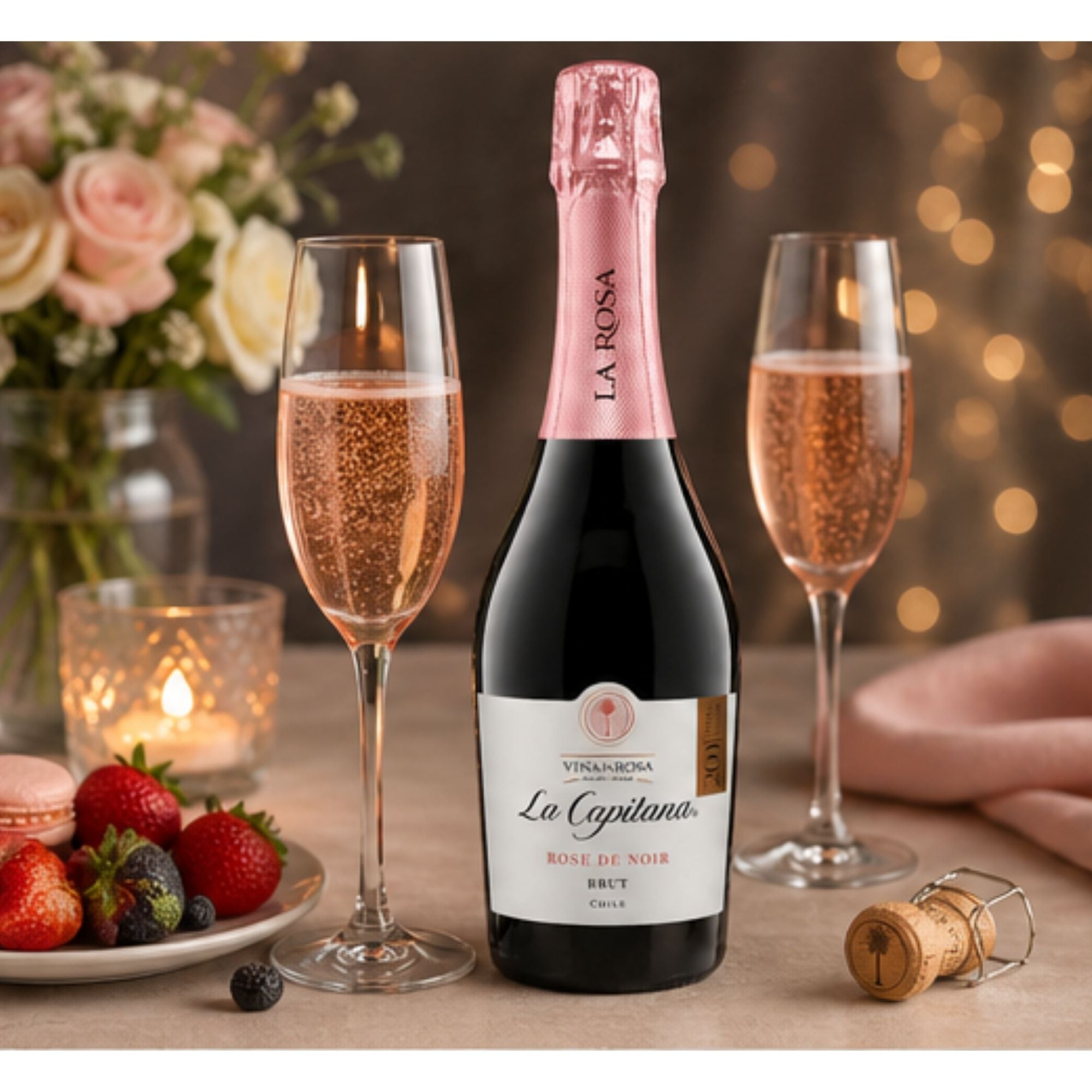La Capitana Rosé de Noir Brut Espumante 750ml