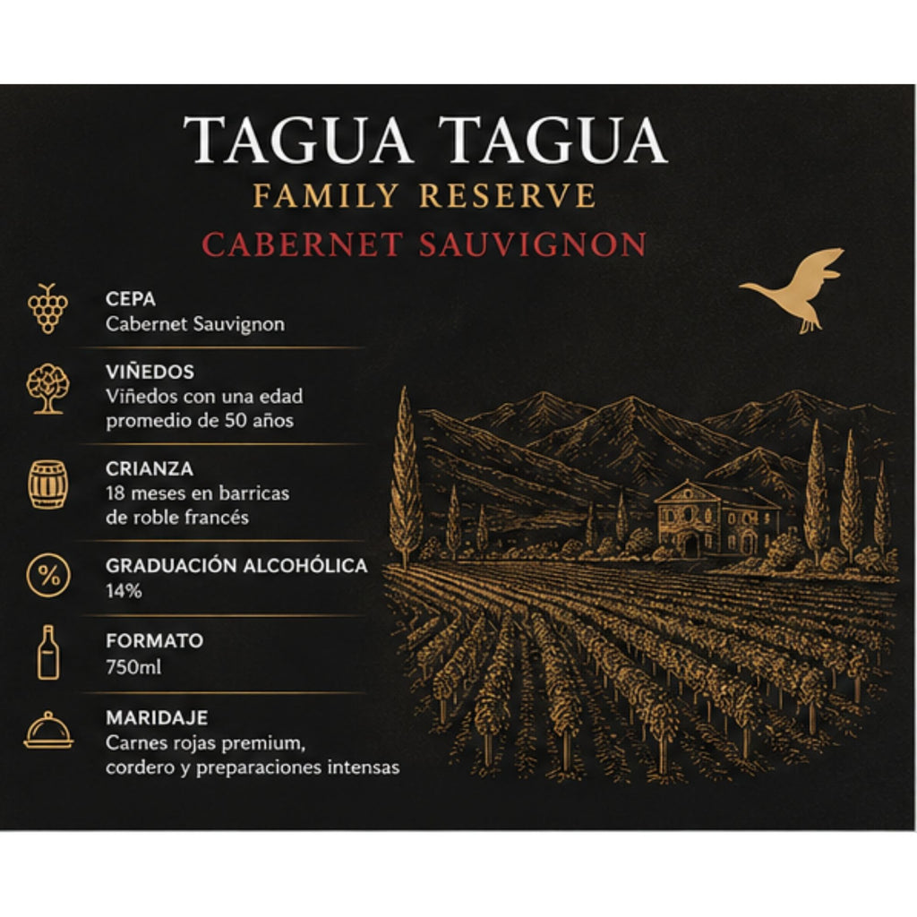 Tagua Tagua Family Reserve Cabernet Sauvignon 750ml