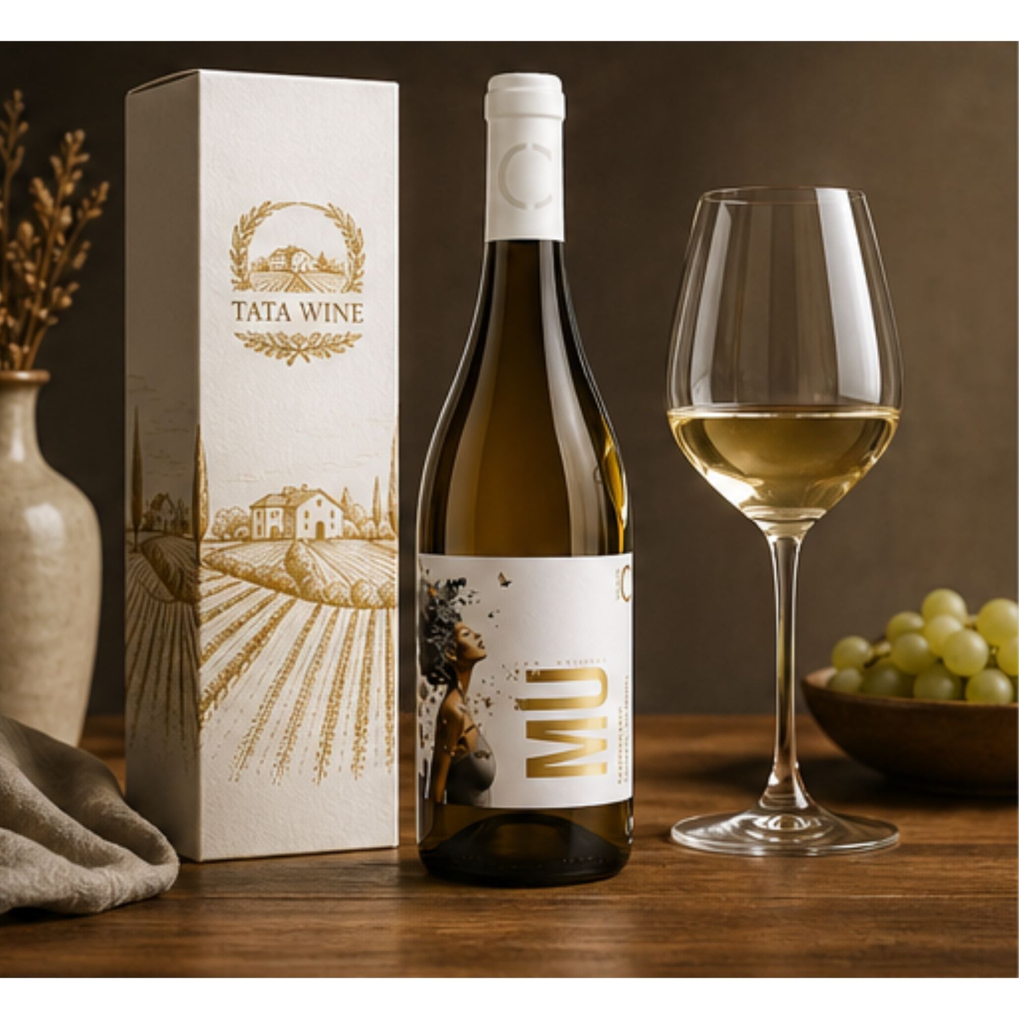 Vinos C MU Chardonnay 750cc Super Premium