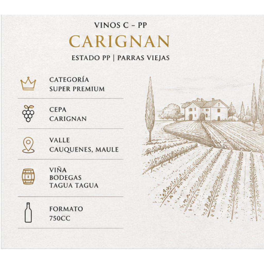 Vinos C PP Carignan 750cc Super Premium